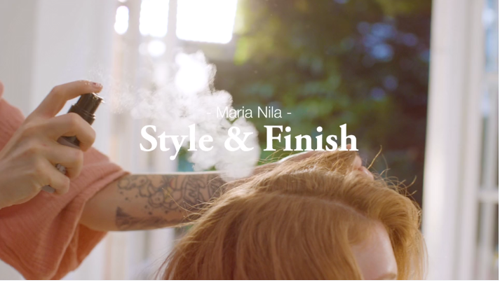 Maria Nila Presenting the Style & Finish line